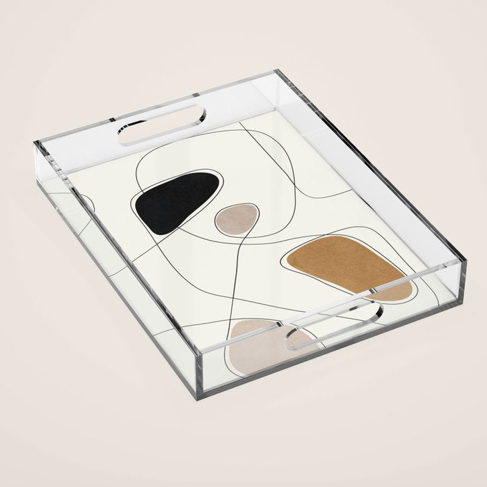 Thin Flow I Acrylic Tray Gallery Image 1