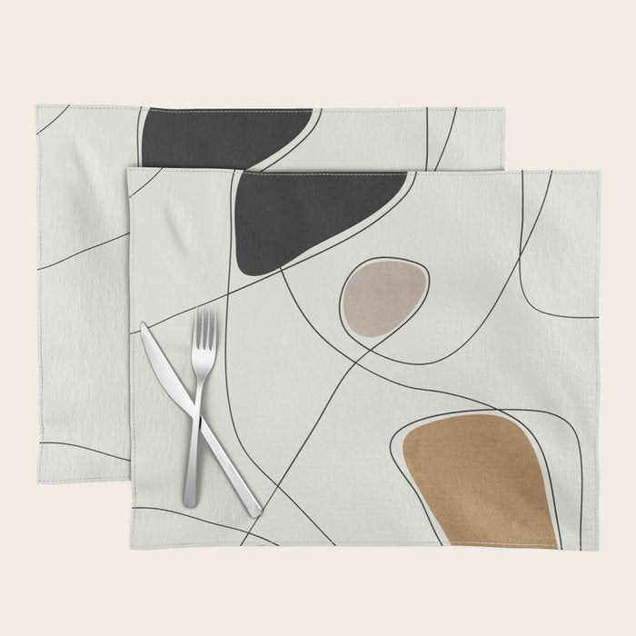 Thin Flow I Placemat Gallery Image 1