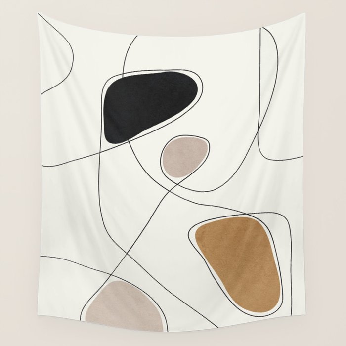 Thin Flow I Wall Tapestry Gallery Image 4