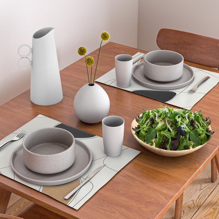 Thin Flow I Placemat Gallery Image 2