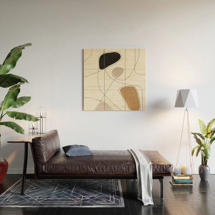 Thin Flow I Wood Wall Art Gallery Image 2