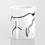 Picasso - Bull 1952 Artwork, Animals Line Sketch, Prints, Posters, Bags, Tshirts, Men, Women, Kids Coffee Mug Gallery Image 4