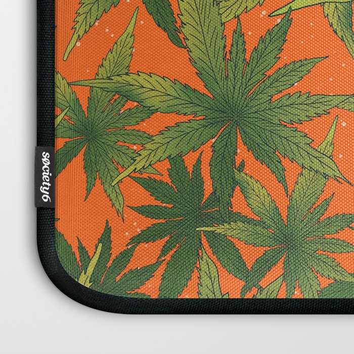 Cannabis Leaves Garden Laptop Sleeve Gallery Image 3