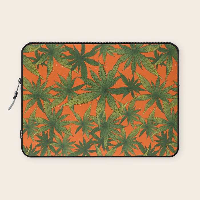 Cannabis Leaves Garden Laptop Sleeve Gallery Image 1