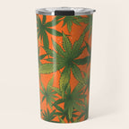 Cannabis Leaves Garden Travel Mug Gallery Image 1