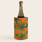 Cannabis Leaves Garden Wine Chiller Gallery Image 1