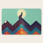 Howling Wild Wolf Cutting Board Gallery Image 1