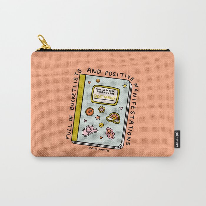 Sagittarius Notebook Carry All Pouch Gallery Image 1
