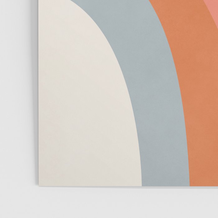 Retro Boho Rainbow with Quote Poster Gallery Image 3