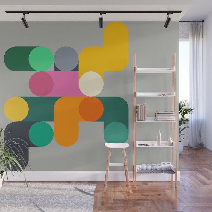 Modern Geometric 85B Wall Mural Gallery Image 1