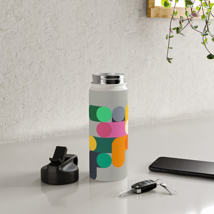 Modern Geometric 85B Water Bottle Gallery Image 4