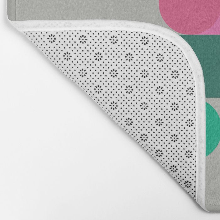 Modern Geometric 85B Bath Mat Gallery Image 2