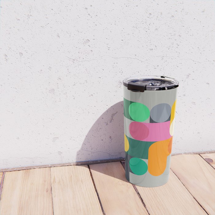 Modern Geometric 85B Travel Mug Gallery Image 4