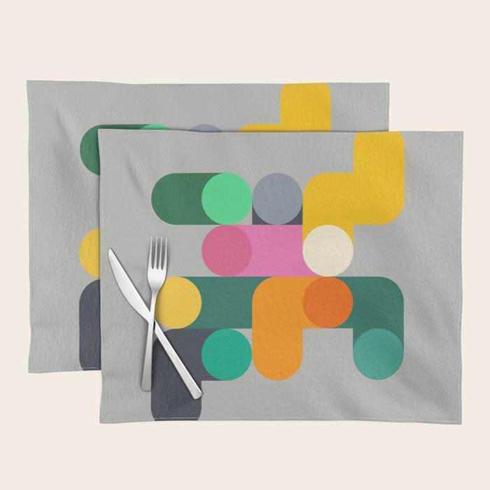 Modern Geometric 85B Placemat Gallery Image 1