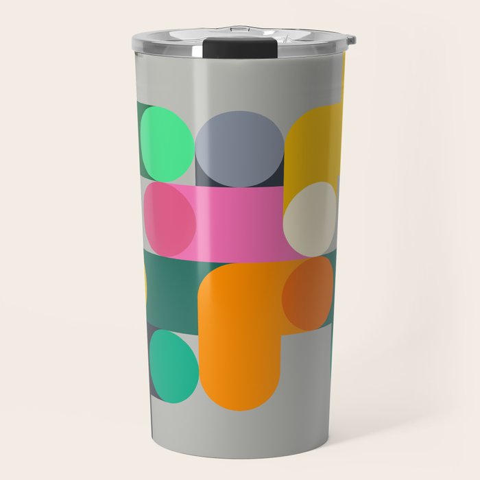 Modern Geometric 85B Travel Mug Gallery Image 1