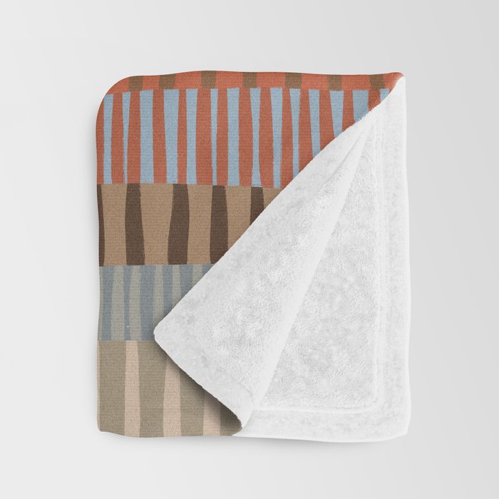 Mix of Stripes #3 Throw Blanket Gallery Image 3