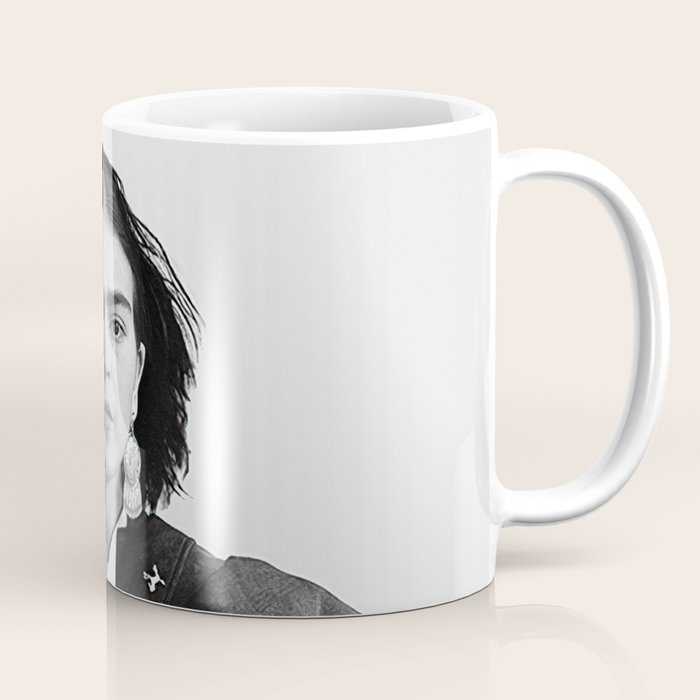 Frida Kahlo Wearing White Shirt Coffee Mug Gallery Image 1