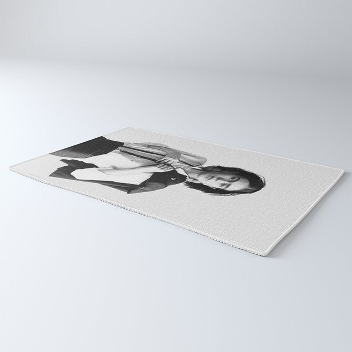 Frida Kahlo Wearing White Shirt Rug Gallery Image 3