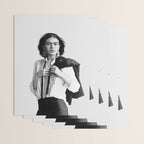 Frida Kahlo Wearing White Shirt Wrapping Paper Gallery Image 3