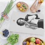 Frida Kahlo Wearing White Shirt Cutting Board Gallery Image 2