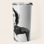 Frida Kahlo Wearing White Shirt Travel Mug Gallery Image 2