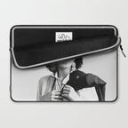 Frida Kahlo Wearing White Shirt Laptop Sleeve Gallery Image 2