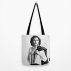 Frida Kahlo Wearing White Shirt Tote Bag Gallery Image 2