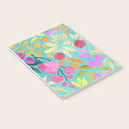 Exotic Fruit Garden Tropical Summer Foliage And Fruit Turquoise Notebook Gallery Image 3