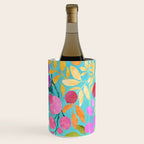 Exotic Fruit Garden Tropical Summer Foliage And Fruit Turquoise Wine Chiller Gallery Image 2