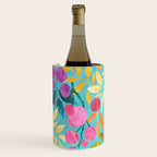 Exotic Fruit Garden Tropical Summer Foliage And Fruit Turquoise Wine Chiller Gallery Image 3