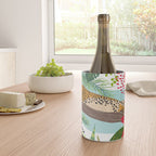 Colorful Jungle Cheetah Print Wine Chiller Gallery Image 4