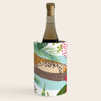 Colorful Jungle Cheetah Print Wine Chiller Gallery Image 1