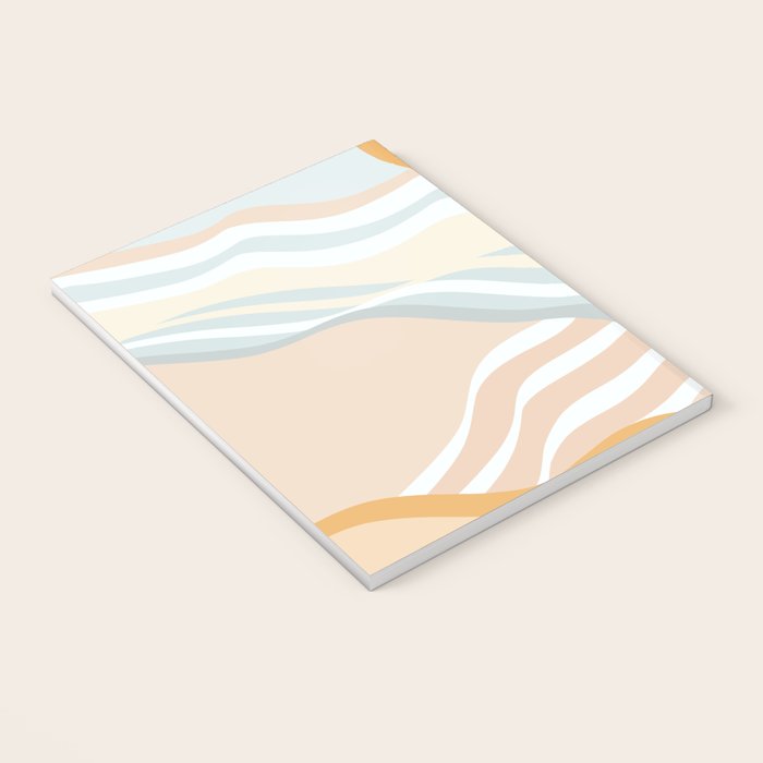 Retro Rainbow Summer Waves Notebook Gallery Image 3