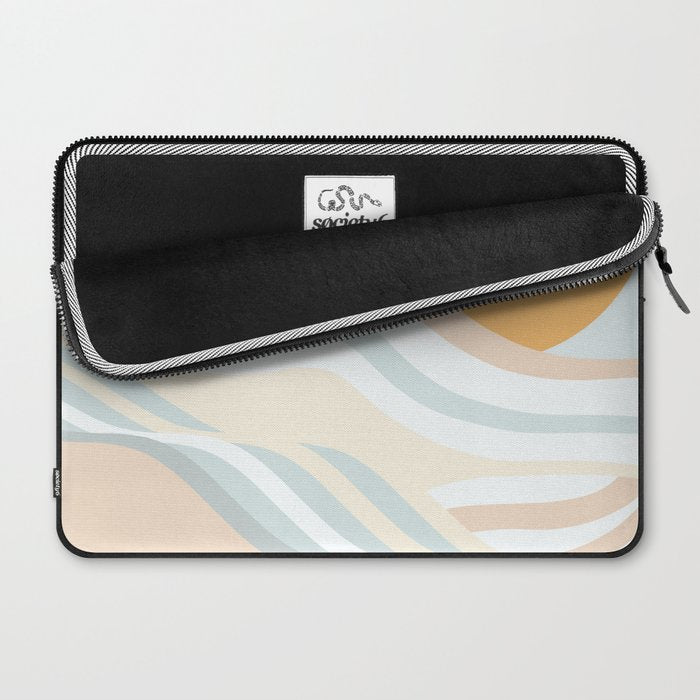 Retro Rainbow Summer Waves Laptop Sleeve Gallery Image 2