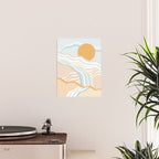 Retro Rainbow Summer Waves Poster Gallery Image 2