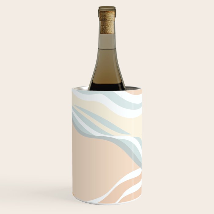 Retro Rainbow Summer Waves Wine Chiller Gallery Image 2