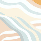 Retro Rainbow Summer Waves Coffee Mug Gallery Image 2