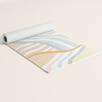 Retro Rainbow Summer Waves Yoga Mat Gallery Image 2