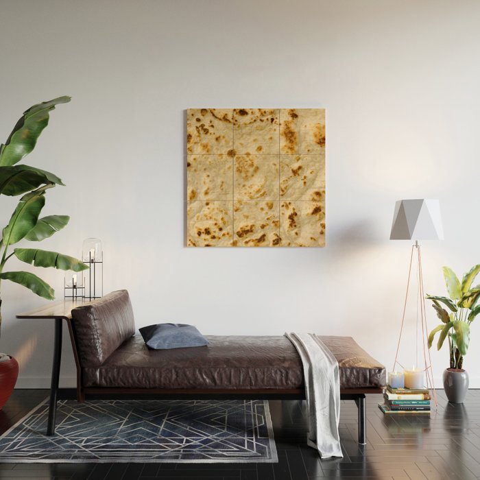 Burritos, Giant Tortilla Wood Wall Art Gallery Image 2