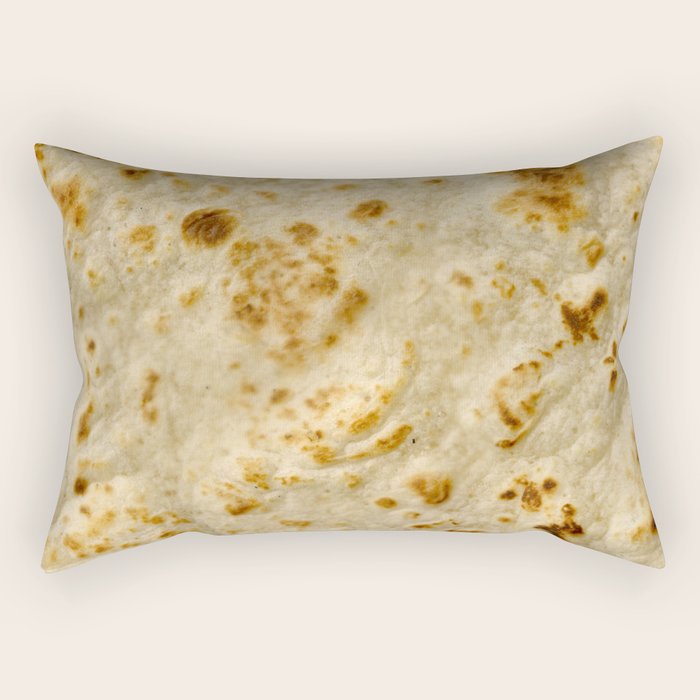 Burritos, Giant Tortilla Rectangular Pillow Gallery Image 2
