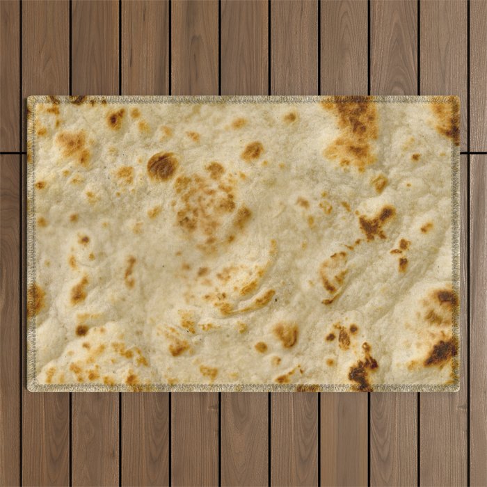 Burritos, Giant Tortilla Outdoor Rug Gallery Image 1
