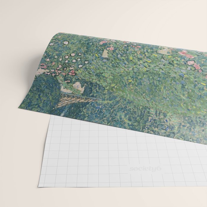 Gustav Klimt - Italian Garden Landscape Wrapping Paper Gallery Image 2