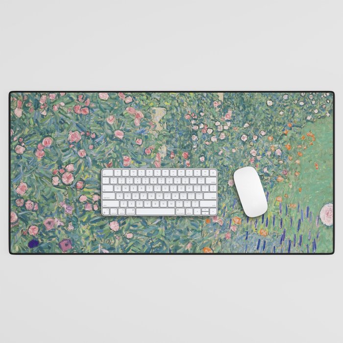Gustav Klimt - Italian Garden Landscape Desk Mat Gallery Image 1