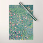 Gustav Klimt - Italian Garden Landscape Wrapping Paper Gallery Image 1