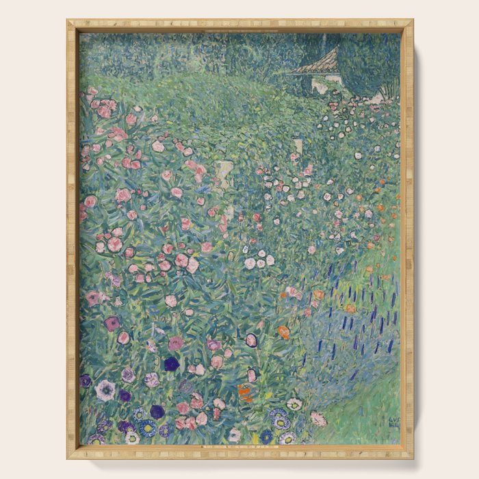 Gustav Klimt - Italian Garden Landscape Serving Tray Gallery Image 1