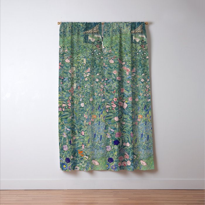Gustav Klimt - Italian Garden Landscape Window Curtain Gallery Image 3