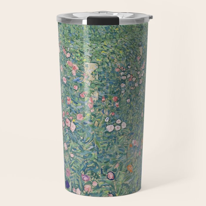 Gustav Klimt - Italian Garden Landscape Travel Mug Gallery Image 1