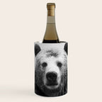 Bear - Black & White Wine Chiller Gallery Image 1