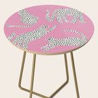 Pink Leopard Side Table Gallery Image 2