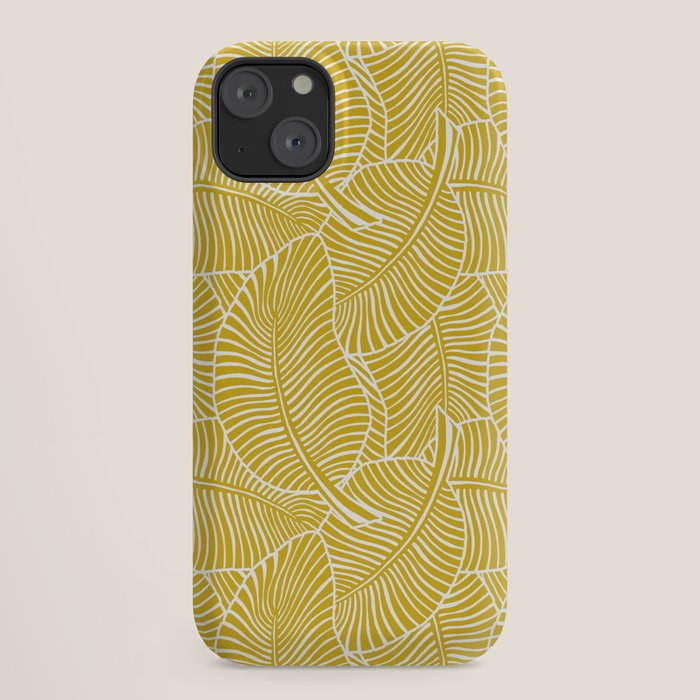Zebra Palm Hawaiian Tropical  -Sulfur Yellow iPhone Case Gallery Image 18